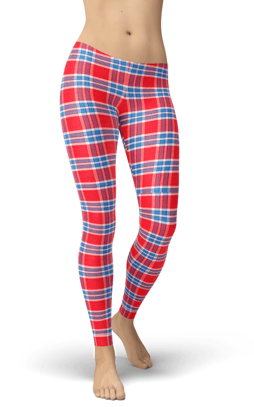 leggings en tartan écossais vêtements de sport vêtements de sport pantalon de yoga