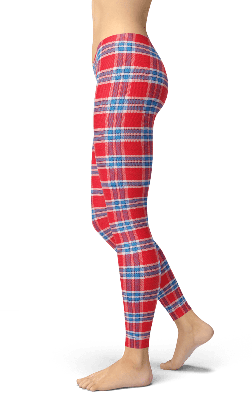 leggings en tartan écossais vêtements de sport vêtements de sport pantalon de yoga