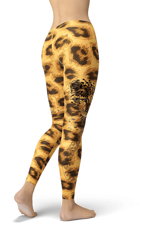 hollow leopard leggings yoga pants gym tights fitness wear activewear athletic bottoms athleisure