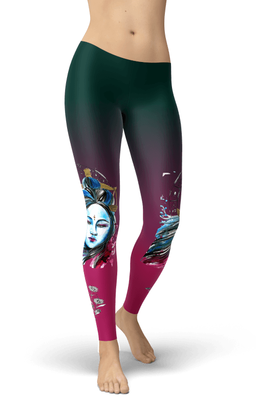 libra zodiaco ombre leggings gimnasio fitness ropa de yoga