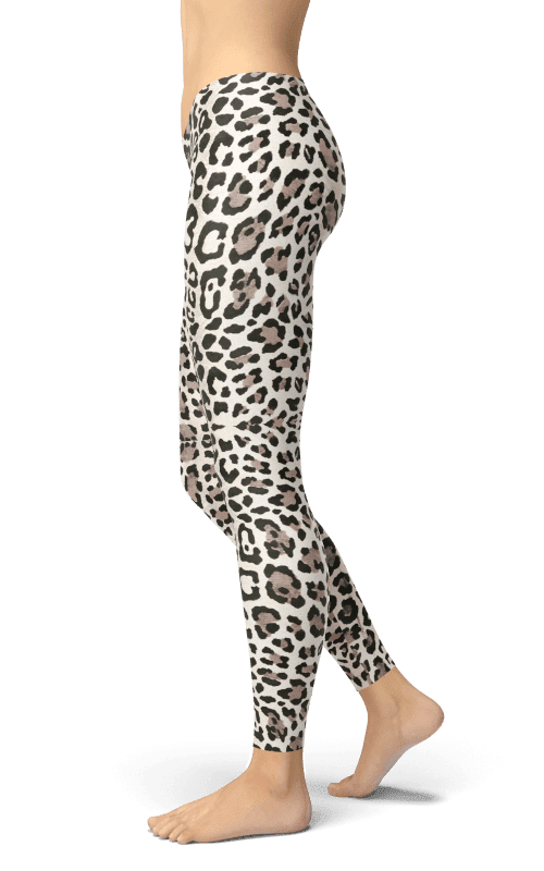light leopard leggings gym and fitness wear yoga style sports clothing